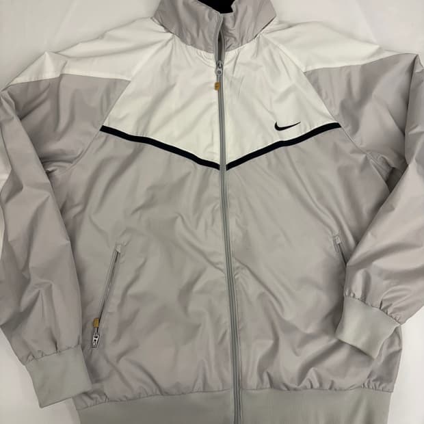 [XL] 나이키 바람막이 자켓 회색/화이트