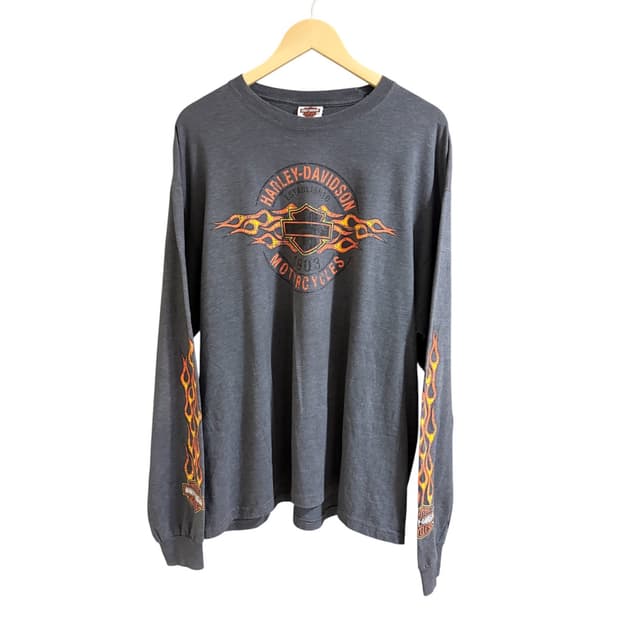Harley Davidson Flame 롱슬리브