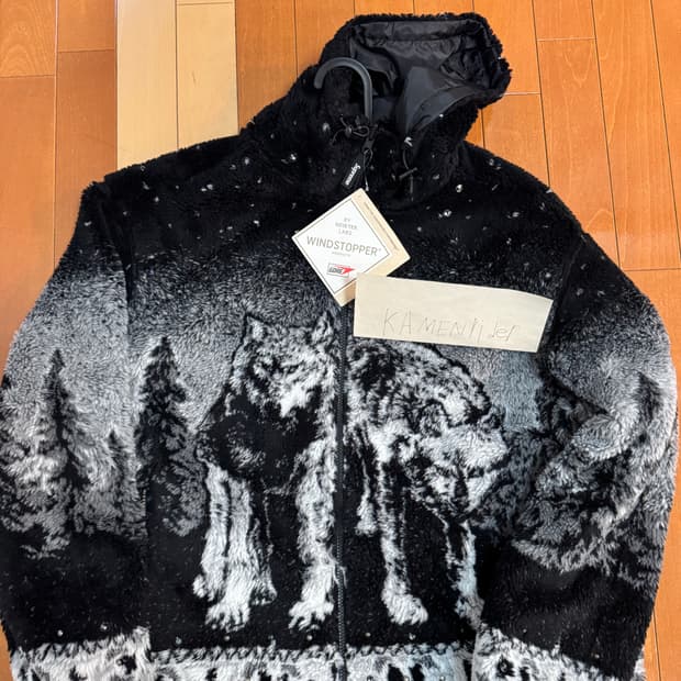 (L)슈프림x비비사이먼 늑대 후리스 25fw