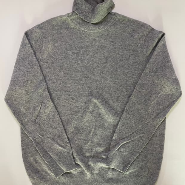유니클로 캐시미어 터틀넥 그레이 XXL