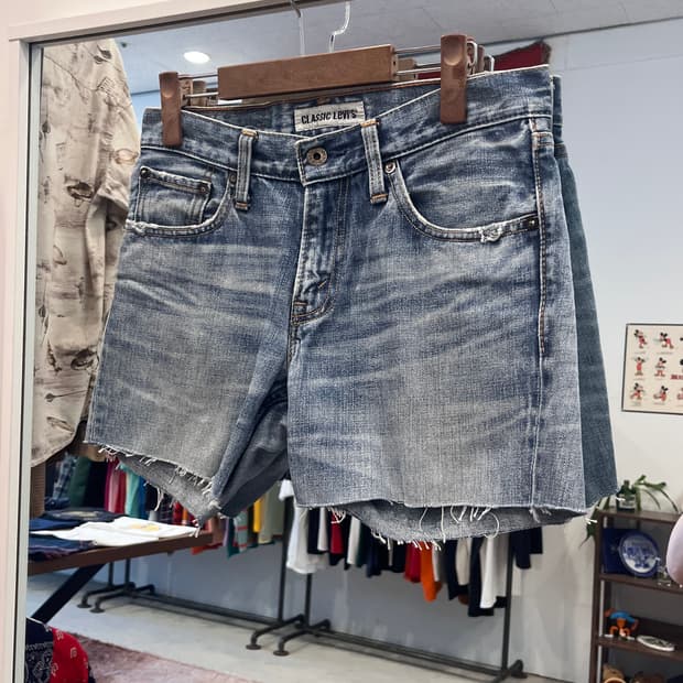 00s Levis 리바이스 502 컷오프 데님 쇼츠 팬츠 (29inch)