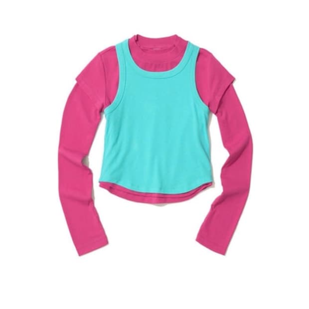 파르티멘토 3WAY LAYERED TOP_VIOLET
