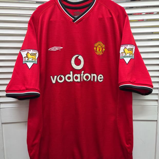 맨유 00-02 베컴 엄브로 유니폼