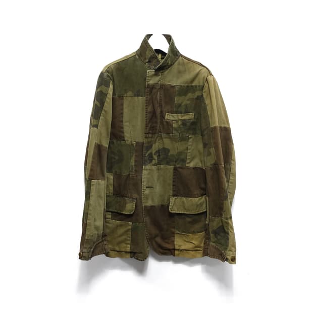 GOWEST 고웨스트 리컨스트럭트 하이브리드 카모 패치 자켓