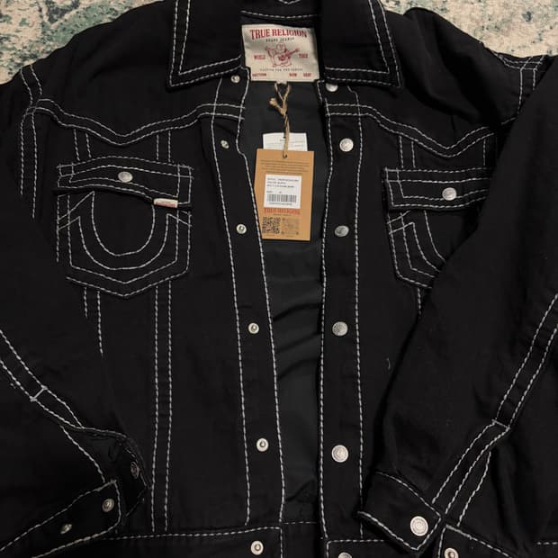 트루릴리전 데님 자켓 