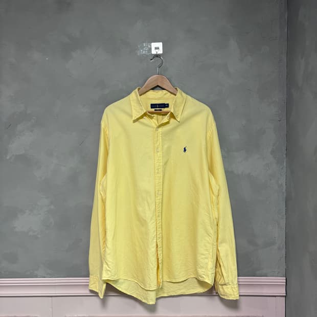 폴로 랄프로렌 셔츠 노랑