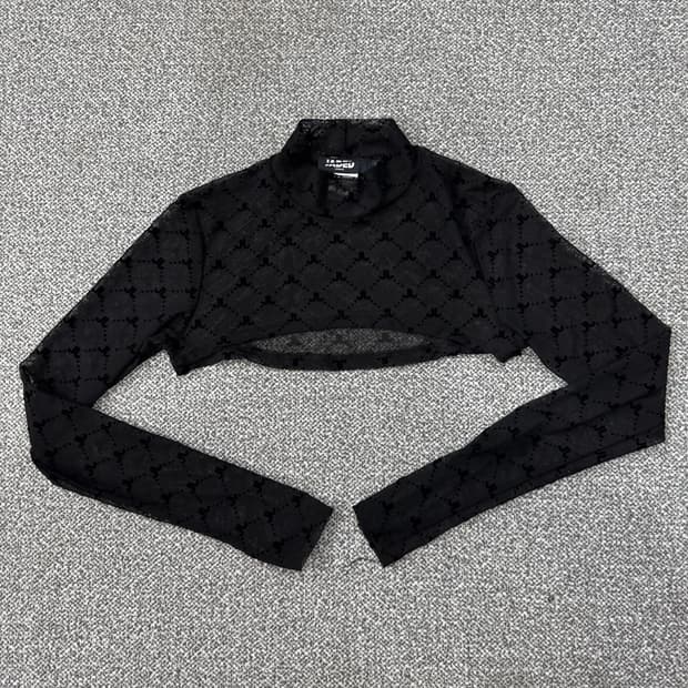 제이디드 런던 메쉬 크롭탑