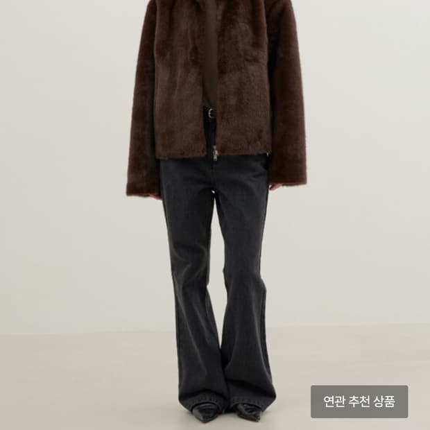 (구해요) Eql 숏 페이크 퍼 자켓 