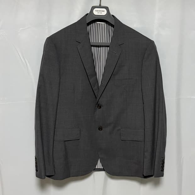 [S+급/4] 톰브라운 울 트윌 클래식 수트 정장 그레이