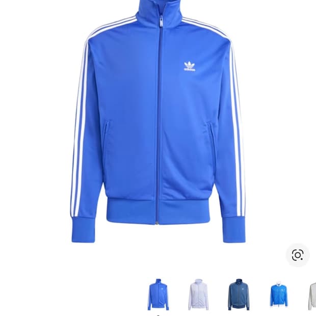 아디다스 파란 져지 트랙탑