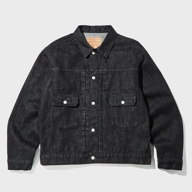 아웃스탠딩 / 2nd 블랙 셀비지 데님 30s 신치백 셋업 / 40,30