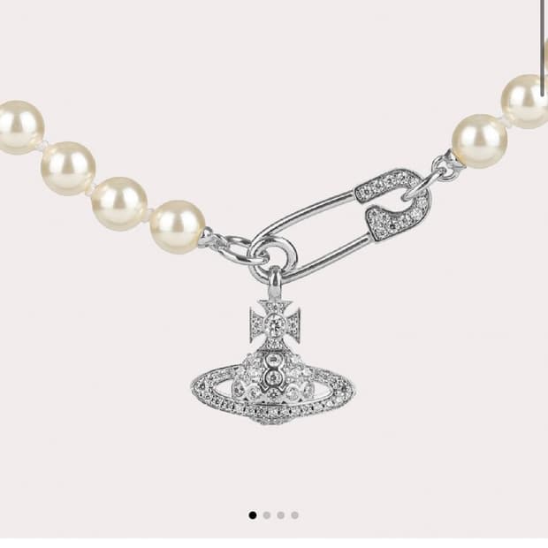 비비안웨스트우드 루크리스 펄 목걸이