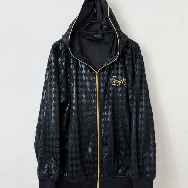 쿠지 퍼 텍스처 후디