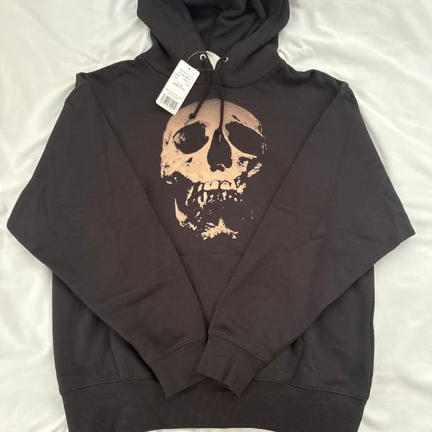 히스테릭 글래머 스컬 후드티