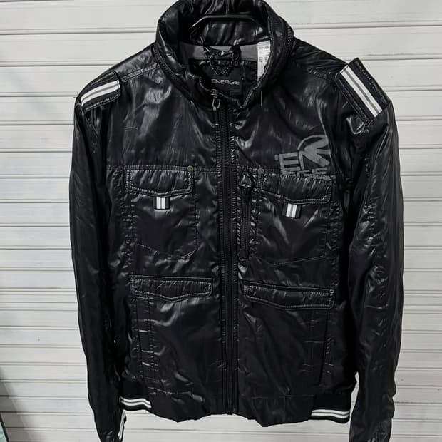 00s ENERGIE padded biker jacket