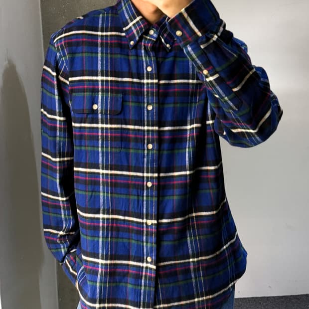 폴로랄프로렌 플란넬 체크 셔츠