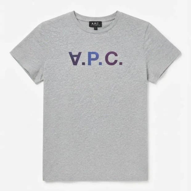 A.P.C. 반팔티 그레이 S