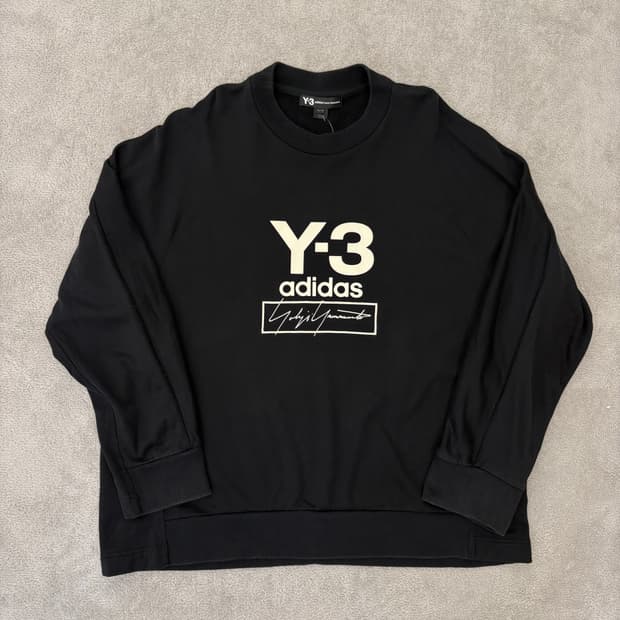 Y-3 아디다스 맨투맨