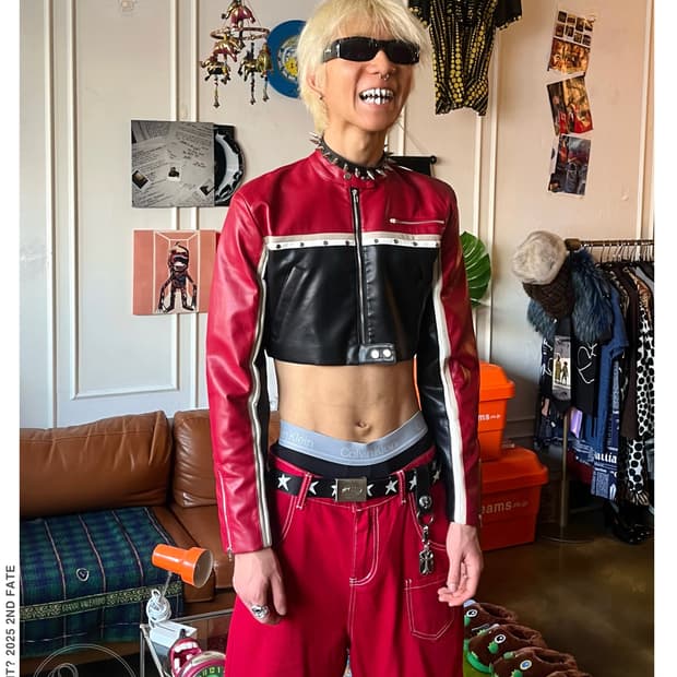 Japanese Vintage Crop Leather Jacket