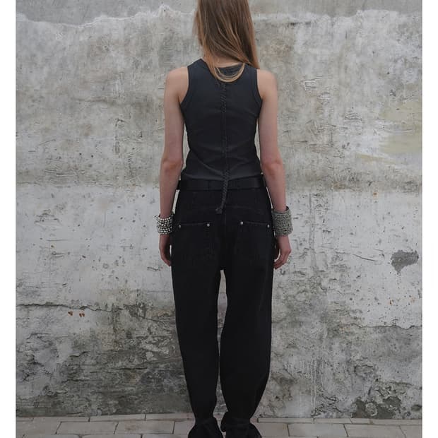 데어드 BRAIDED CUTOUT TOP