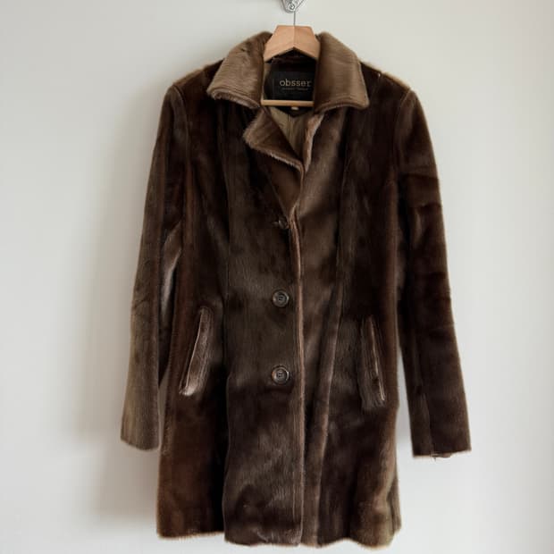 Vintage 바다표범 모피 코트