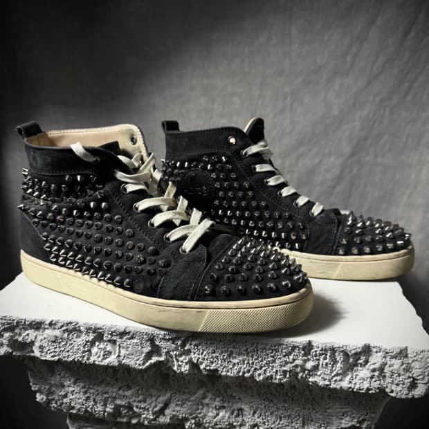Christian Louboutin Studded  High-Top