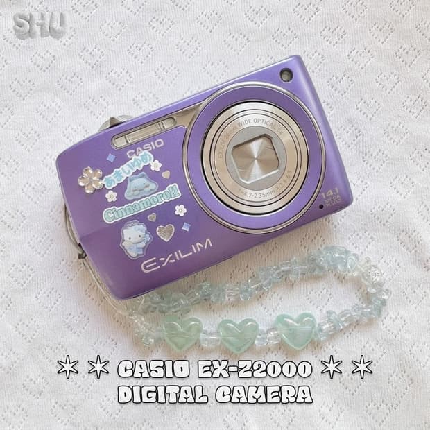 카시오 엑슬림 EX-Z2000 빈티지 디카 퍼플
