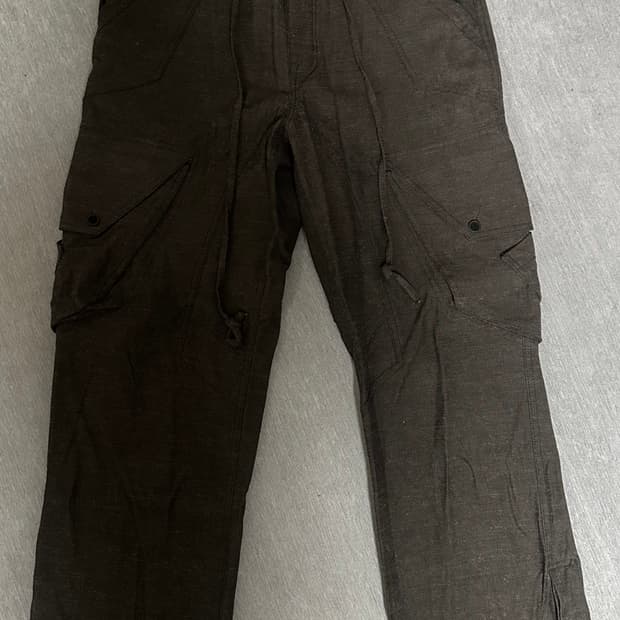 블랙멀 blacerle cargo pants /slub gray / S