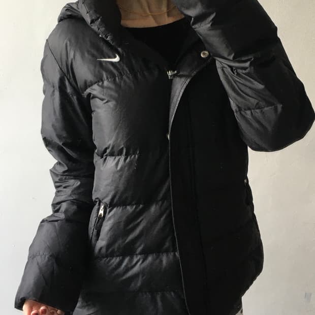 나이키 가슴로고 패딩