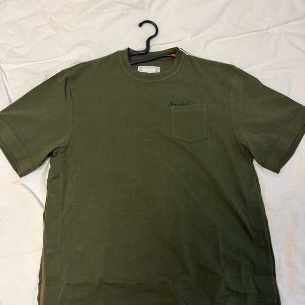 사카이 코튼 트윌 로고 티셔츠3size