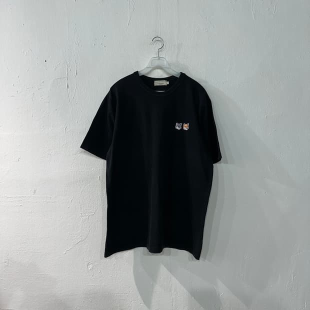 메종키츠네 더블폭스 반팔티 L