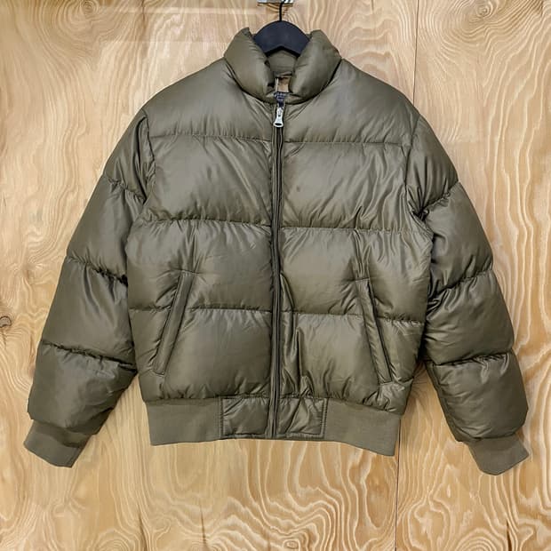 폴로진스 카키 패디드 다운 자켓