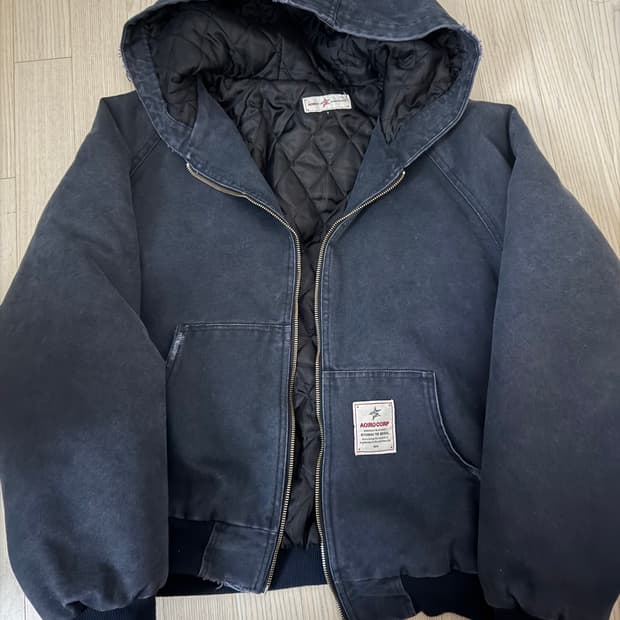 아오이로 x TRSC VTG 액티브 자켓 올드 네이비