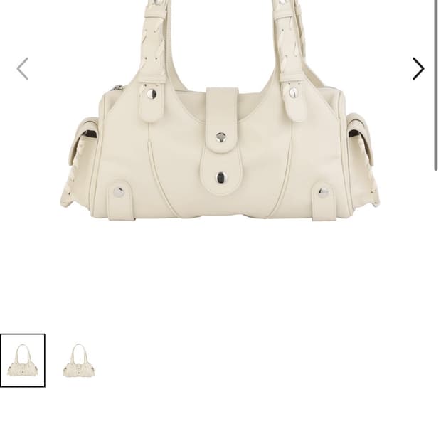 LOTSYOU Twisty Bag IVORY 숄더백