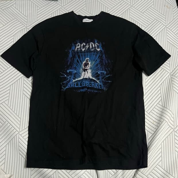아카이브 ACDC 반팔 FREE 락티 락밴드 반팔티 블랙 검정