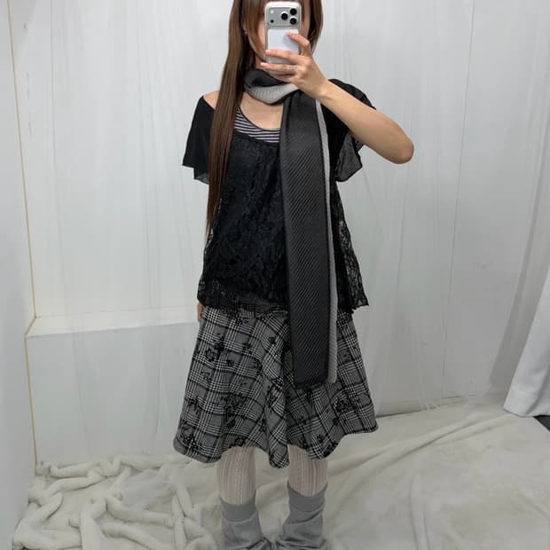 ˚꩜｡엑팜 레이스 블랙 니혼진 ˚꩜｡