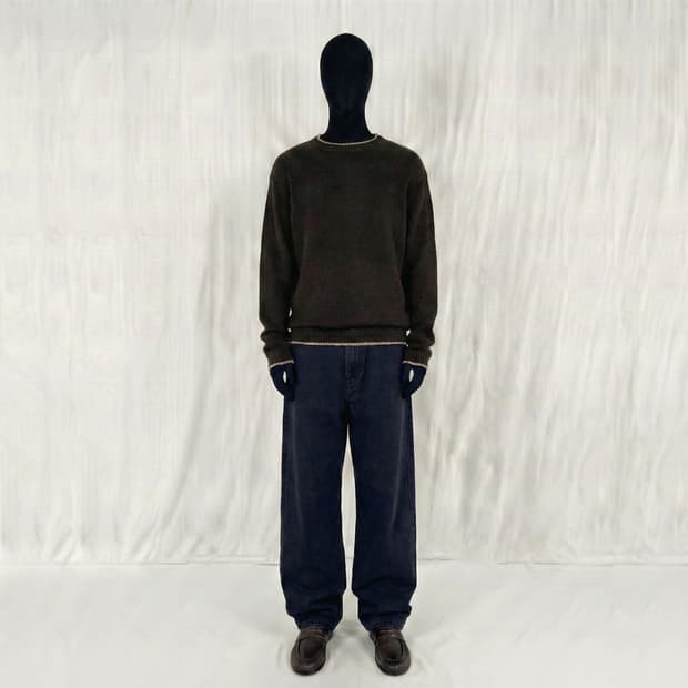 pointer layered sweater