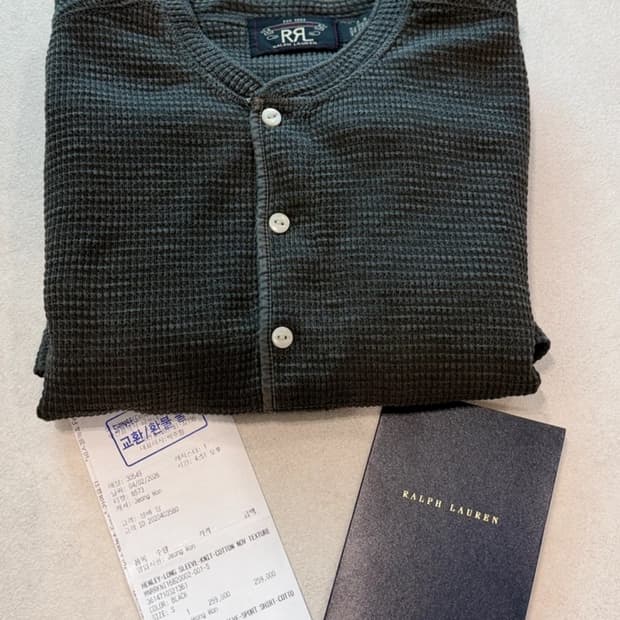 rrl 헨리넥 셔츠
