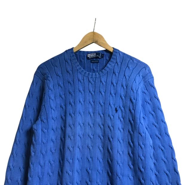 폴로 랄프로렌 꽈배기니트