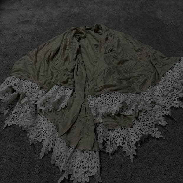 Vintage Fairy grunge shawl & muffler