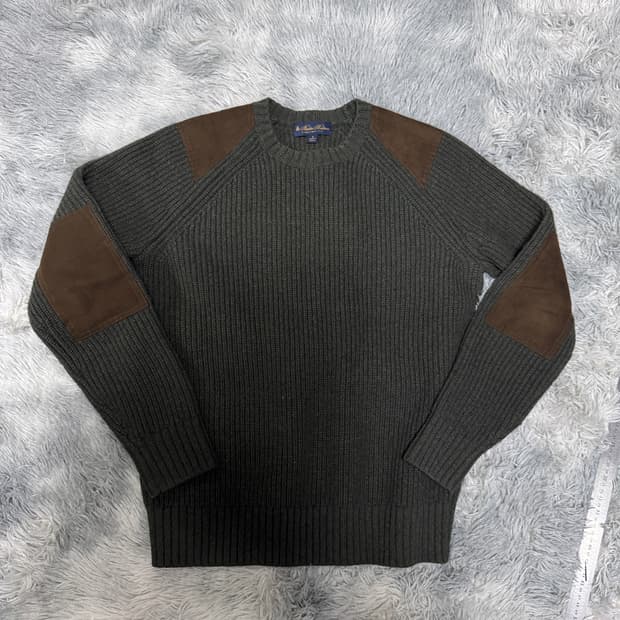 브룩스브라더스 울 패치 니트 S사이즈