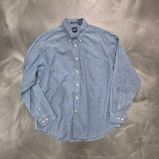 90's Old GAP 올드갭 샴브레이 셔츠