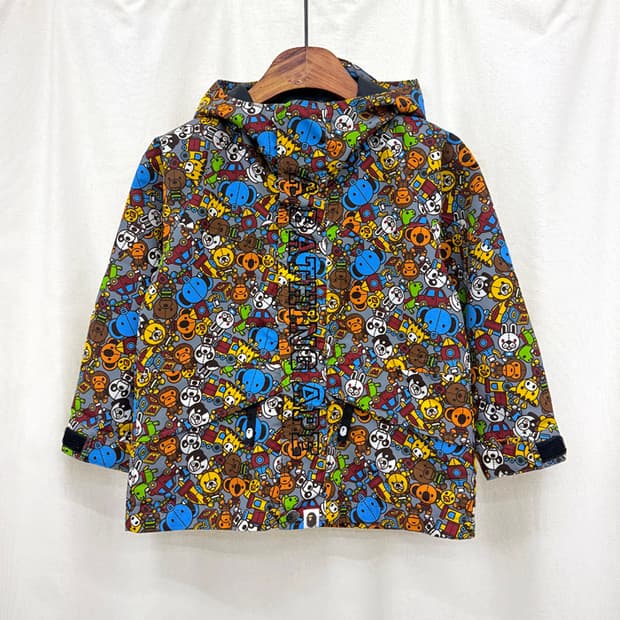 베이프 키즈 베이비 마일로 마운틴 파카 자켓