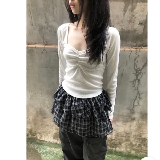 미스티 펀칭 라인 티