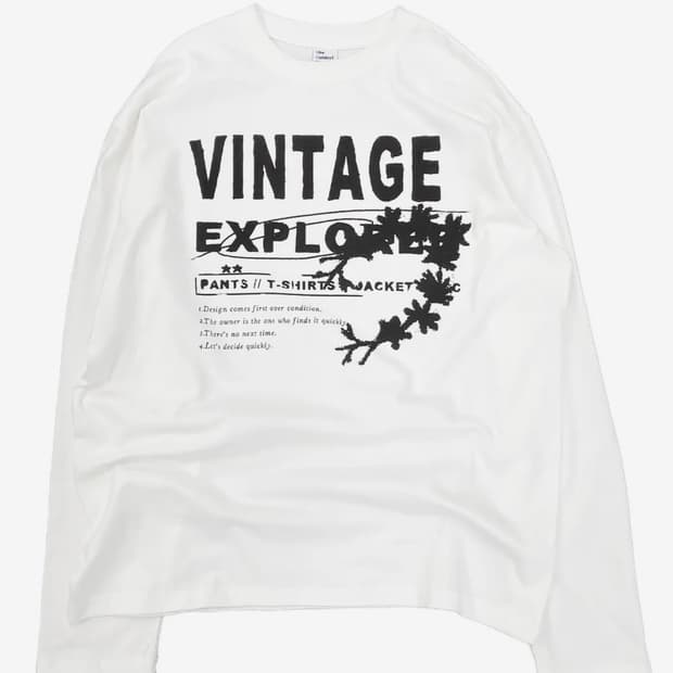 더콜디스트모먼트 vintage explorer long sleeve