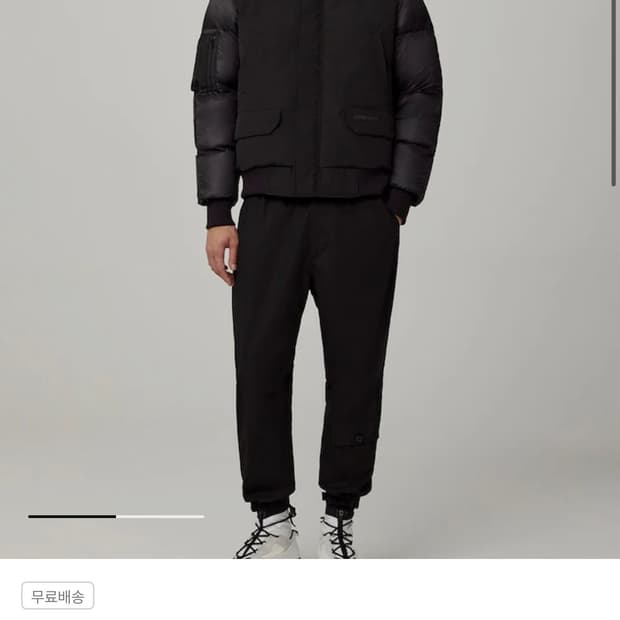 [전매장 품절] 캐나다구스 칠리왁 페러다임 봄버 블랙 패딩