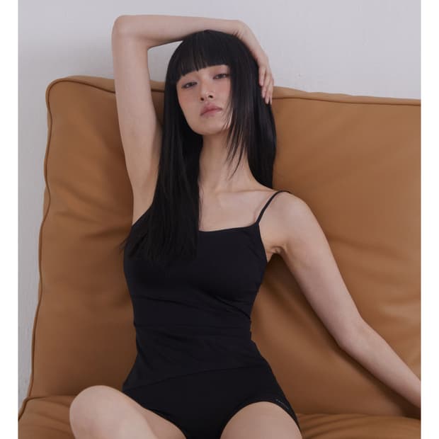[새상품] TAMIM 타밈 캐미 포시즌 젤리브라탑 블랙 (S)