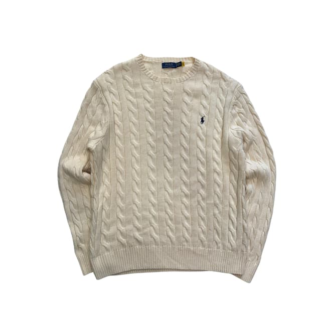[105~] 폴로 랄프로렌 케이블 스웨터 니트 QR