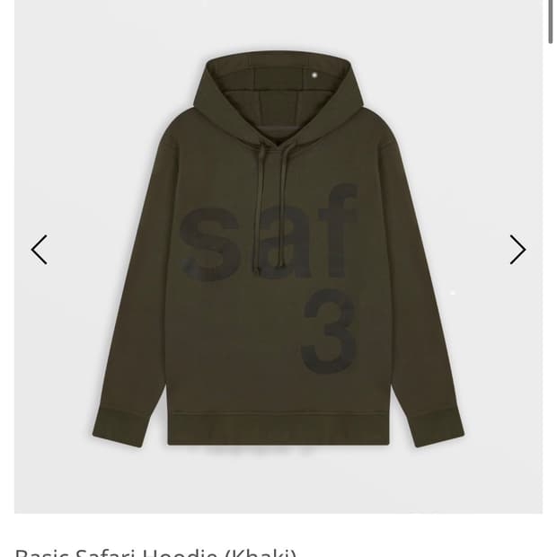 Basic Safari Hoodie (Khaki)