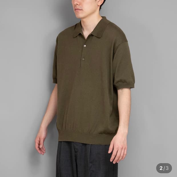 [3] 아프레쎄 24SS Cotton Knit S/S Polo 